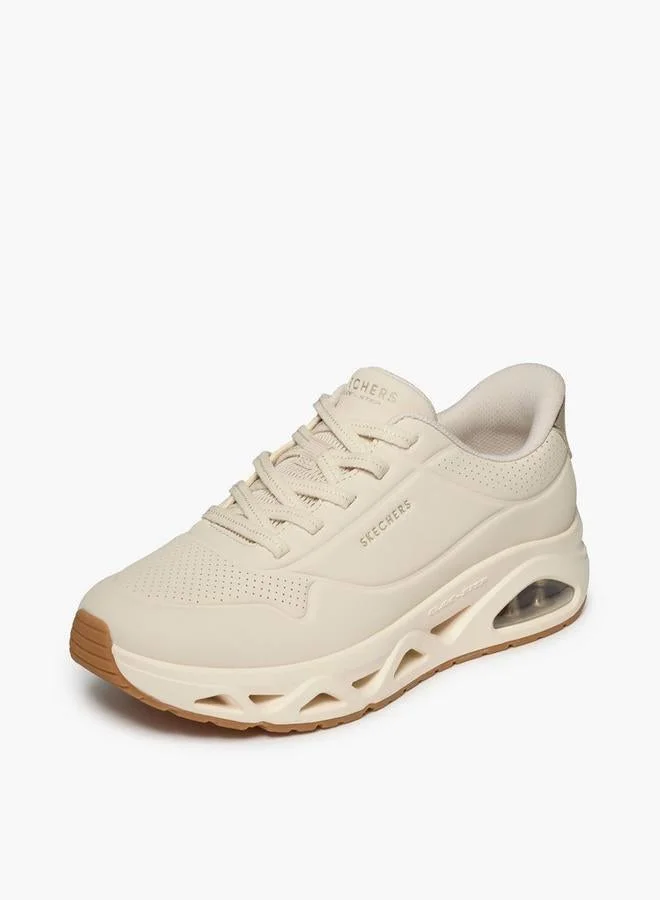 Skechers CREAM Women Uno Glide-Step Slip-On Ankle Sneakers for Women | Best Price UAE