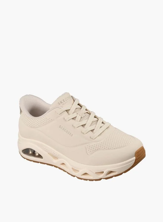 Skechers CREAM Women Uno Glide-Step Slip-On Ankle Sneakers for Women | Best Price UAE