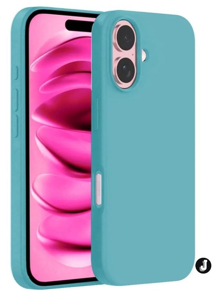 NEW "New Liquid Silicone Case for iPhone 16 Plus – Ultra Slim Design with Soft Anti-Scratch Microfiber Lining & Drop Protection"