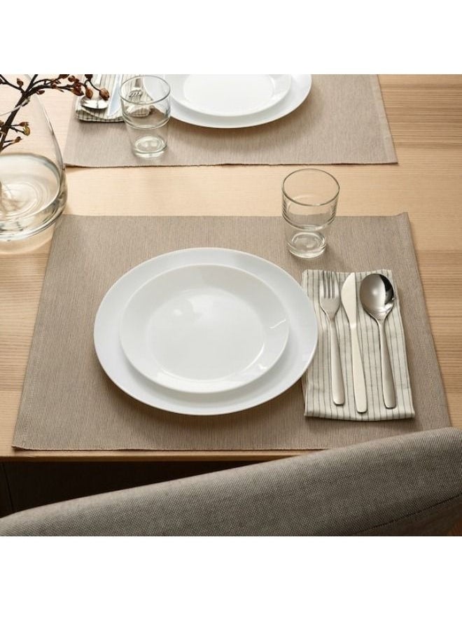 OFTAST - Plate Tempered Glass Porcelain Side Plate Set  Made French OFTAST 19cm - Image 1