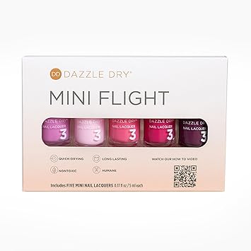Dazzle Dry Mini Flight Coronado 5 Mini Lacquers - Image 2
