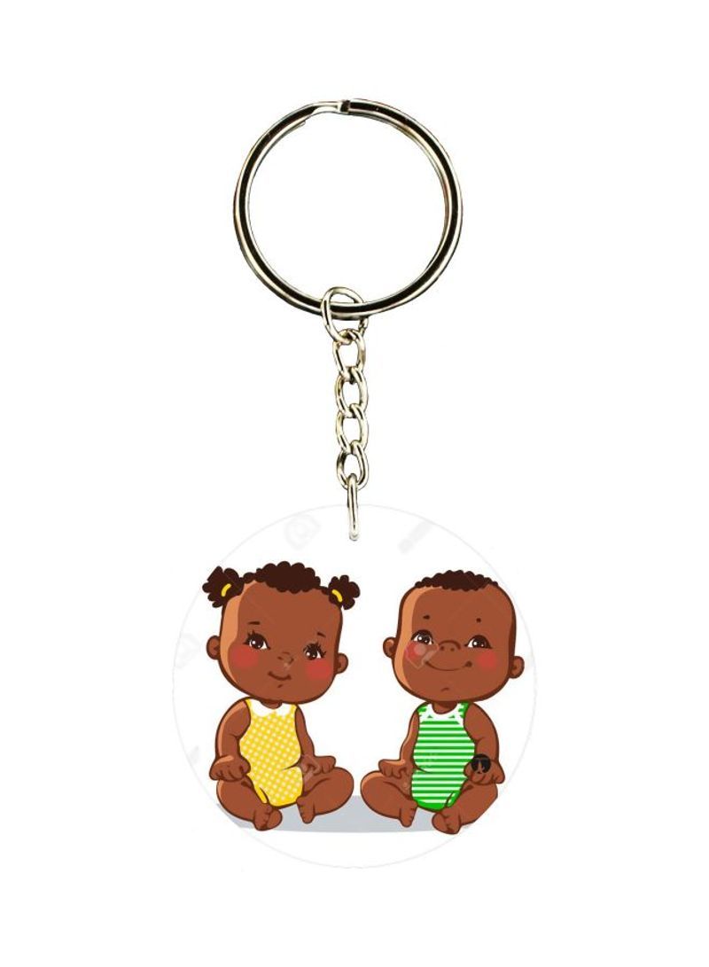 RKN Baby Doll Printed Keychain