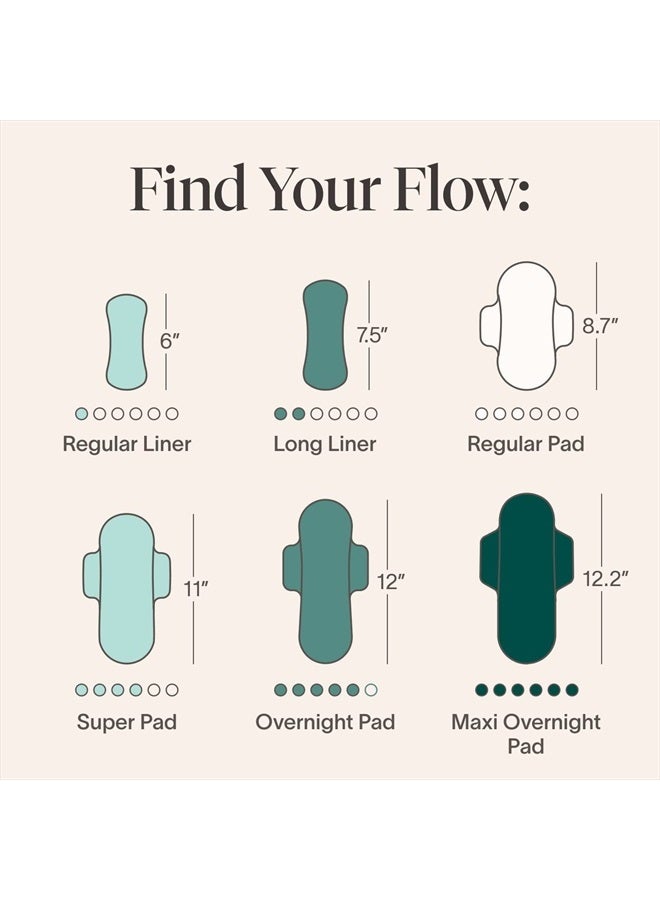 cora Period Regular Liners | 100% Organic Cotton Topsheet | Ultra Thin, Quick Absorbency | Hypoallergenic | Dermatologically Tested | Unscented, No Wings (42 Liners) - Image 2