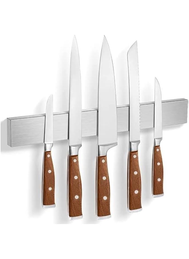 Magnetic Knife Holder for Wall, Knife Magnetic Strip Magnetic Knife Holder for Refrigerator Mount Knife Rack Kitchen Utensil Holder Metal Tool Holder Knife Block Kitchen Organizers Accessories 10 Inch - Image 1