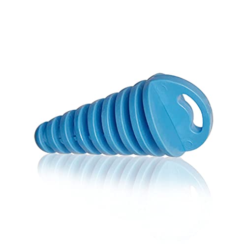 LZKZPY 0.6"-1.5" Wash Plugs, Mufflers Exhaust Silencer Motorcycle Dirt Bike 2 Stroke w/Streamer Remove Before Start Engine ATV Quad Rubber Exhaust Pipe Plugs (Blue) - Image 4