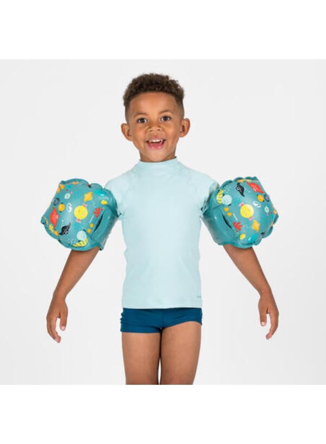 نابايجي عوامة حمام سباحة بحزام وسط وكتافات متدرجة 15 - 30 كجم للأطفال - أزرق - Image 3