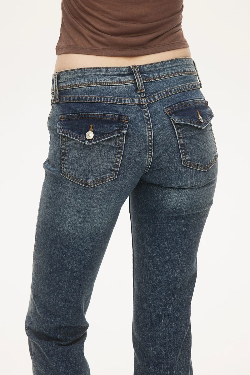 اتش اند ام Flared Low Jeans
