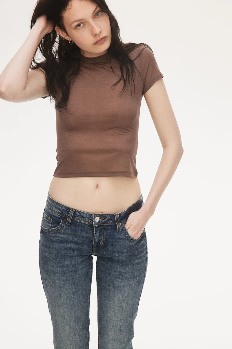 اتش اند ام Flared Low Jeans