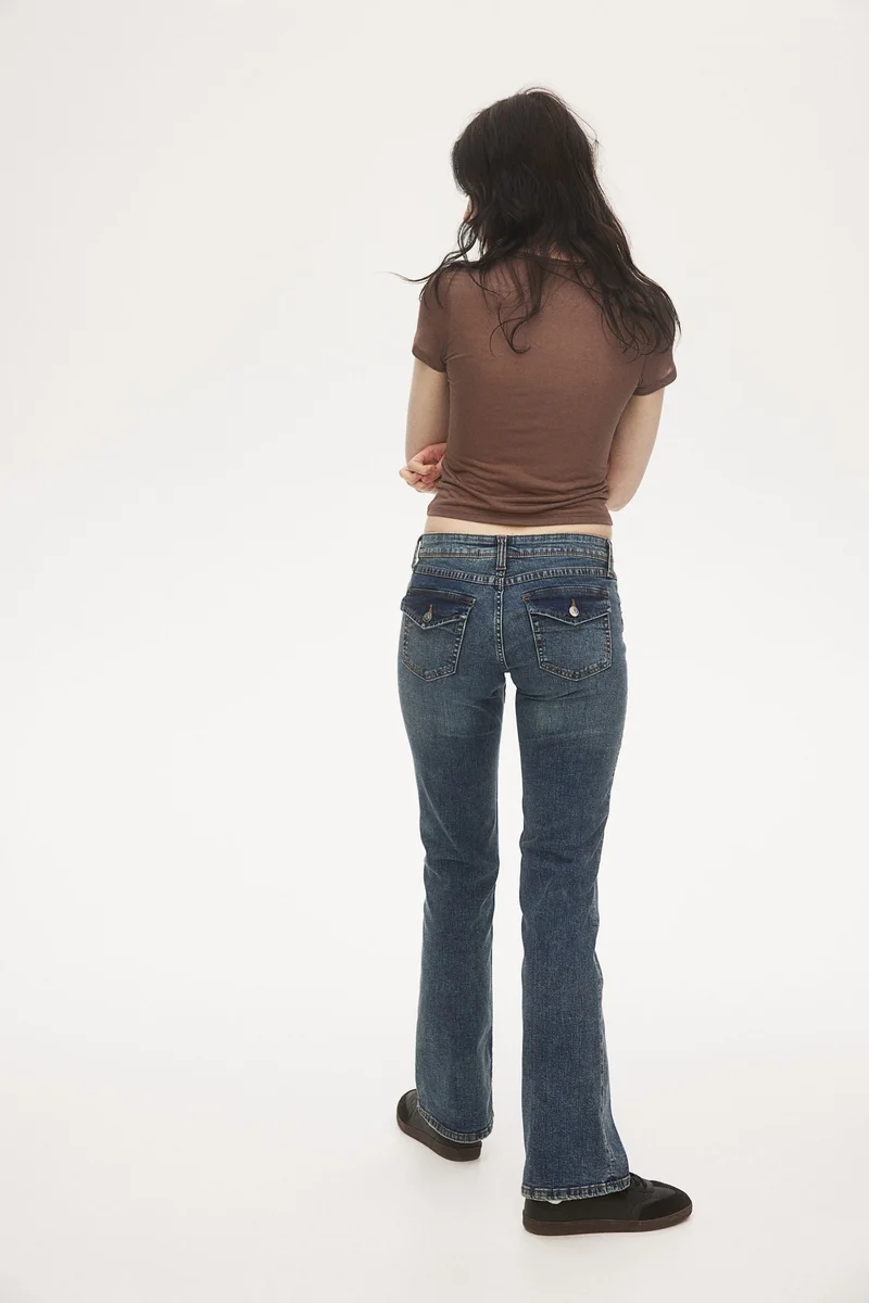 H&M Flared Low Jeans