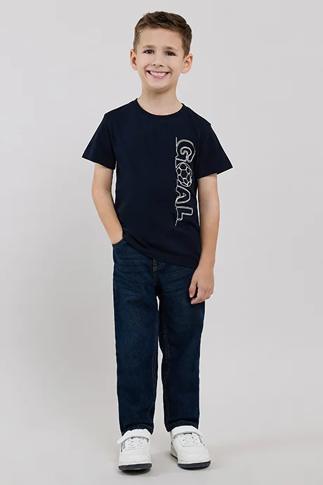 R&b Printed T-Shirt with Crew Neck and Short Sleeves