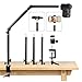 JEBUTU Heavy Duty Overhead Camera Desk Mount Stand 14.5"-41" with 1/4" Screw, 3-Section 360Ã‚Â°Rotatable Detachable - Image 2