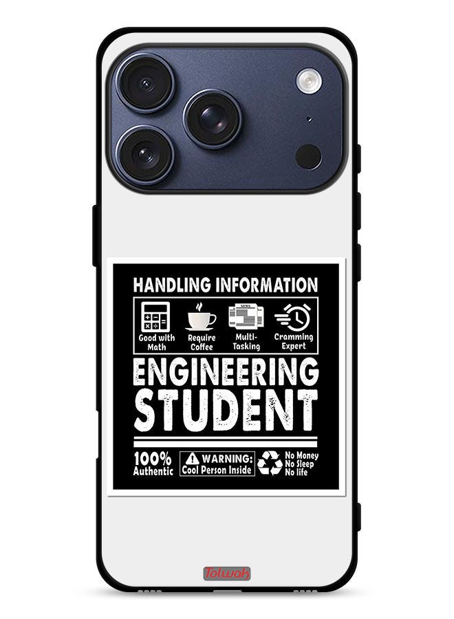 Tolwak Apple iPhone 17 Pro Protective Case Cover Engineering Student Sticker - Image 1