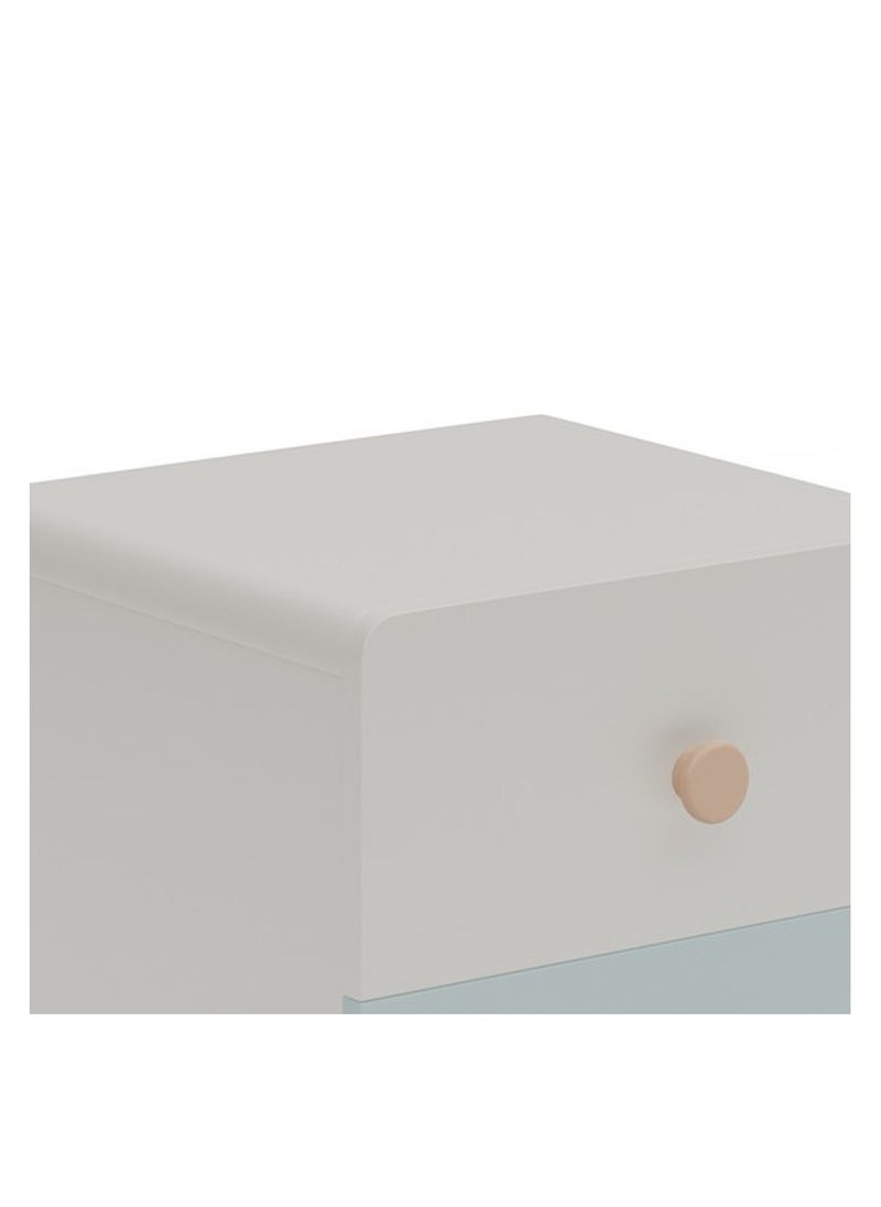ROYALOAK Royaloak Levante Side Table | Two Drawers | HDF Construction | Elegant Matte Finish | Modern Design | Durable & Long-lasting | Side Table with Storage  - Image 4