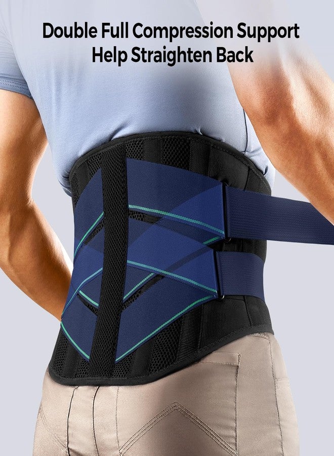 FREETOO Back Brace for Men Lower Back Pain with 7 Metal Stays, for Sciatica, Herniated Disc, Scoliosis and More Pain Relief! Breathable Back Support Belt for Women Work with Soft Pad, Lightweight - Image 3