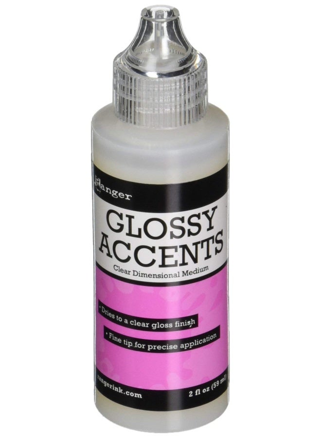Ranger Gac17042 Glossy Accents Clear Plastic Varnish 59 Ml - Image 1