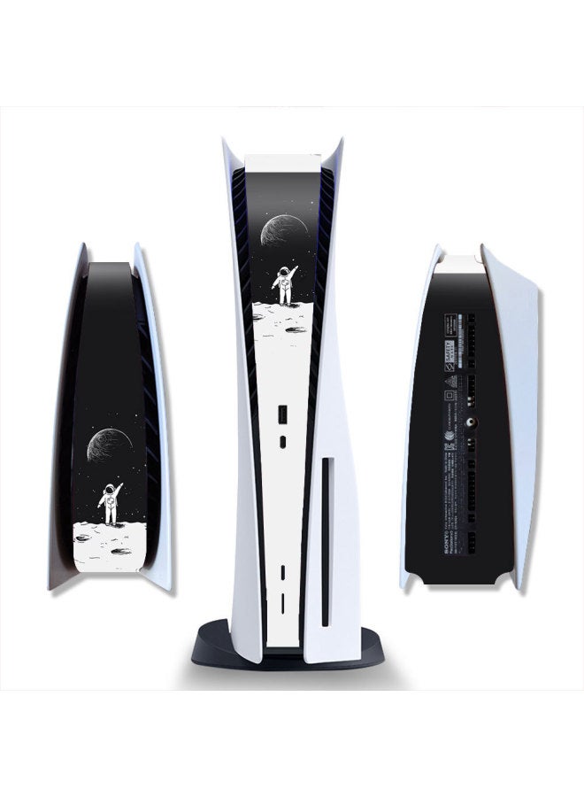 PS5 Optical Drive Version All-inclusive Middle Sticker PS5 Digital Version Middle Film Cartoon Personalized Frosted One-piece Delivery-Color:Sky Blue PS5SDQB-0438 - Image 5