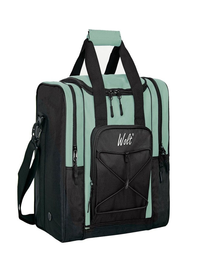 WOLT Bowling Ball Bag for Single Ball -Bowling Bag with Padded Holder, 2 Pockets Fit Shoes Up to Mens Size 14 and Accessories - Image 1