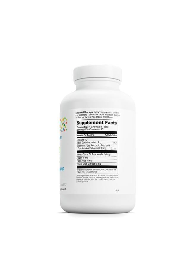 Davinci Little , Chewable Vitamin C, Natural Cherry, 90 Tablets - Image 2