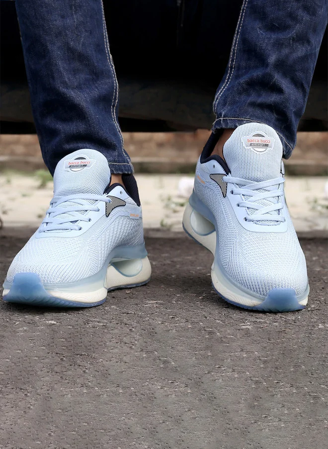 Bacca Bucci Bacca Bucci Men's Blue Mesh Running Shoes