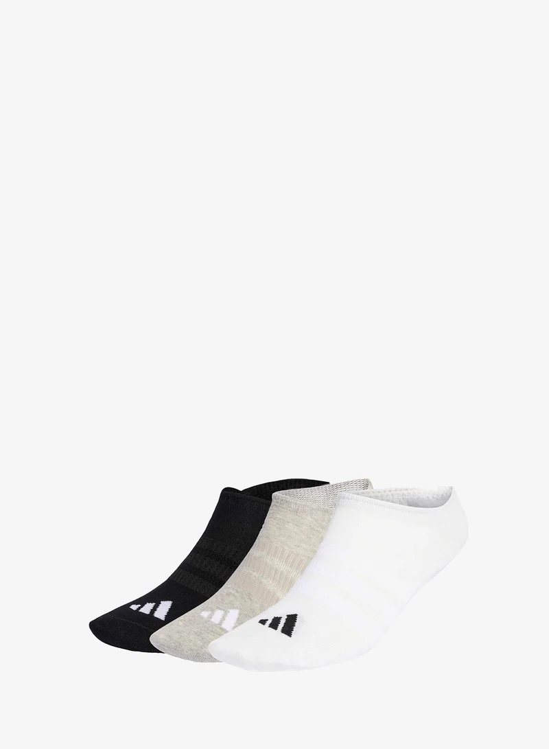 اديداس 3 Pack Essential No Show Socks
