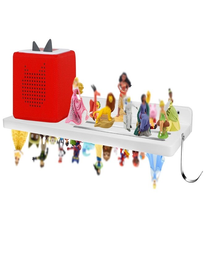 ILSSLI for Tonies Shelf Storage Magnetic Figure Organizer Wooden Display Holder Wall Floating Shelves for Toniebox Audio Toy Storage - Image 1