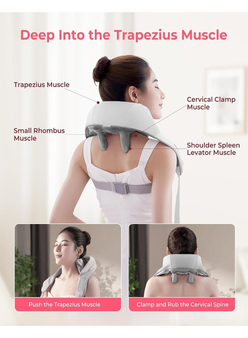 Cordless Shiatsu Neck & Back Massager with Heat - Deep Tissue Pain Relief - Rechargeable 6D Kneading for Cervical & Muscle Therapy - Image 2