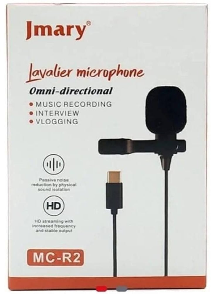 Jmary MC-R2 Professional Type C Microphone For Recordings With Noise Reduction - Image 1