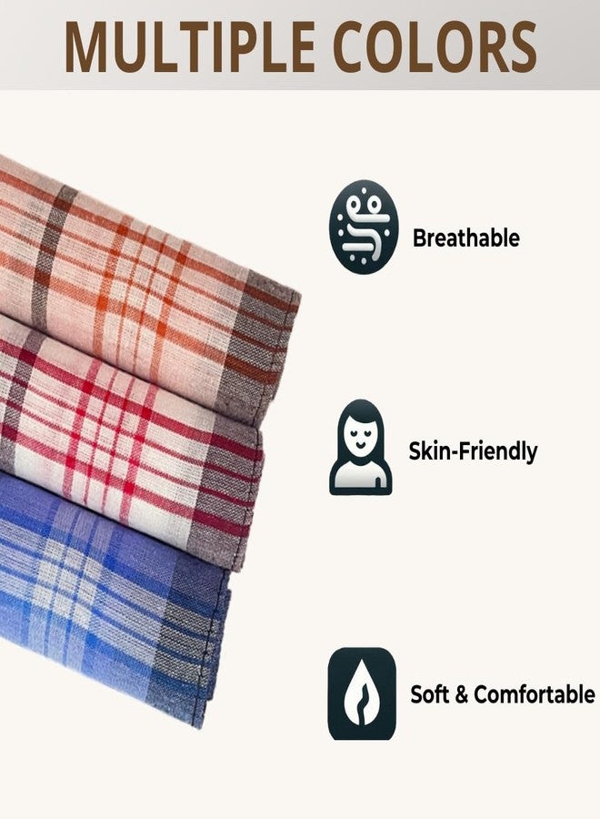 ZGZUN 12 Pack Men's Handkerchiefs Classic Handkerchiefs for Men Pocket Square Assorted Mens Hankies Gents Hankerchieves, 3 Colors - Image 3