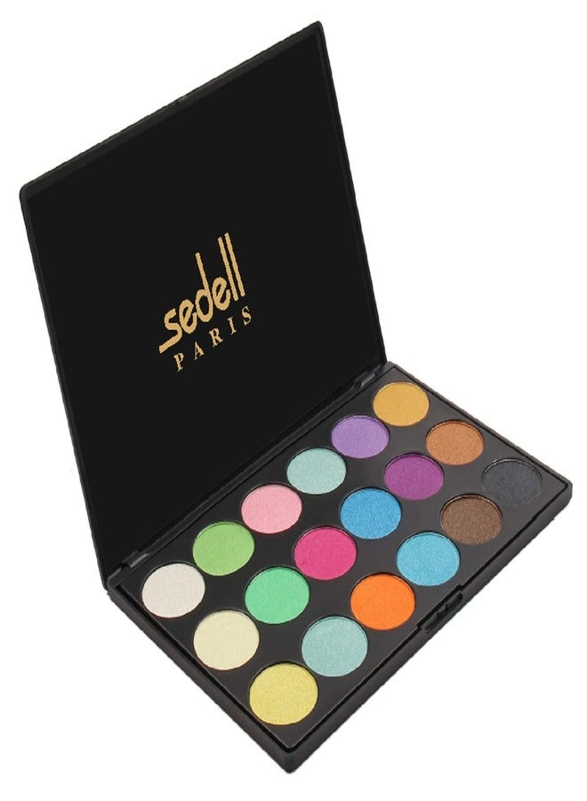 Sedell Professional Eyeshadow Palettes Highly Pigmented Matte Shimmer Blendable Long Lasting Waterproof Eye Shadows Powder Set Of 18 Colors, Multicolor, 48 g - Image 3