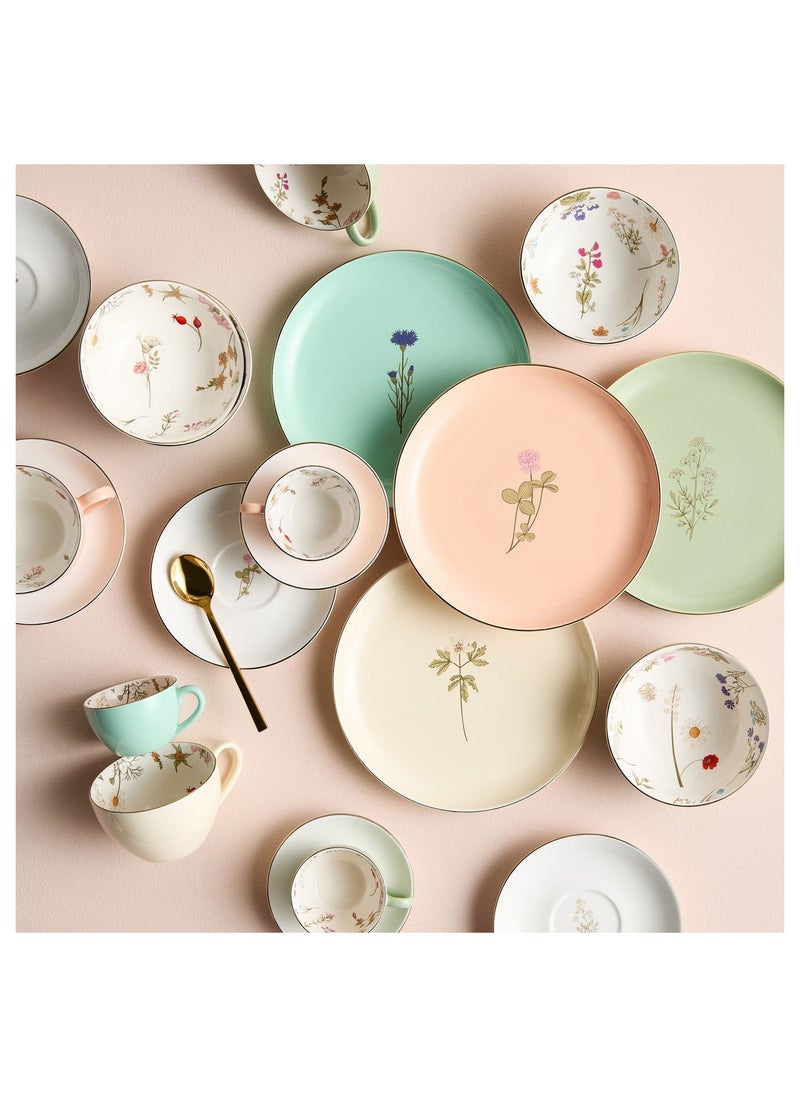 Generic - Garden Boho 8-Piece Porcelain Tea Set - 220 ml, Serves 4 - Image 1