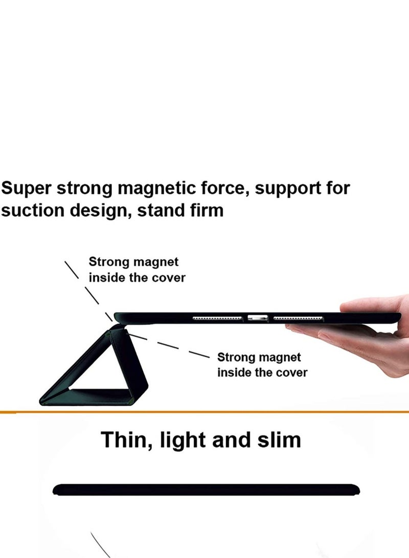 MUNTAQI for New iPad Air 4th Generation 2020 Case , for New iPad Air 4 10.9 Inch 2020 Case with Pencil Holder, Smart Trifold Stand Cover Case,Auto Sleep/Wake, Black - Image 5