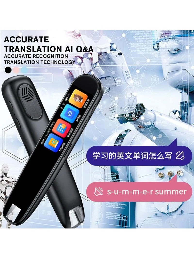 Offline Translation Pen For Teacher Student Dictionary English Intelligent Scanning Point Reading 123 Languages Translator Pen - Image 3