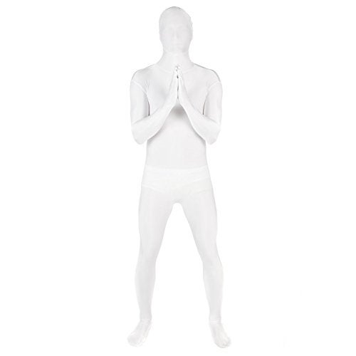 Morphsuits Original Morphsuit Fancy Dress Costume ,White, Large - Image 1