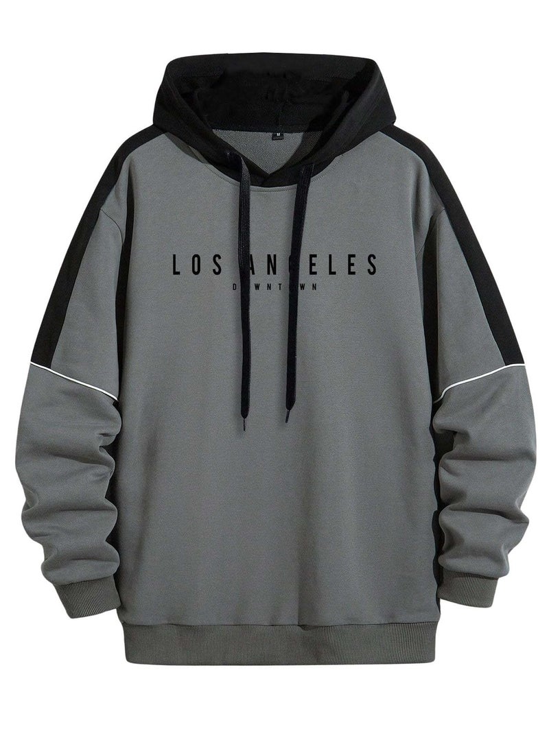 Lymio Hoodies || Sweatshirt for Unisex || Unisex Hoodie (H-48-Grey-L) - Image 1