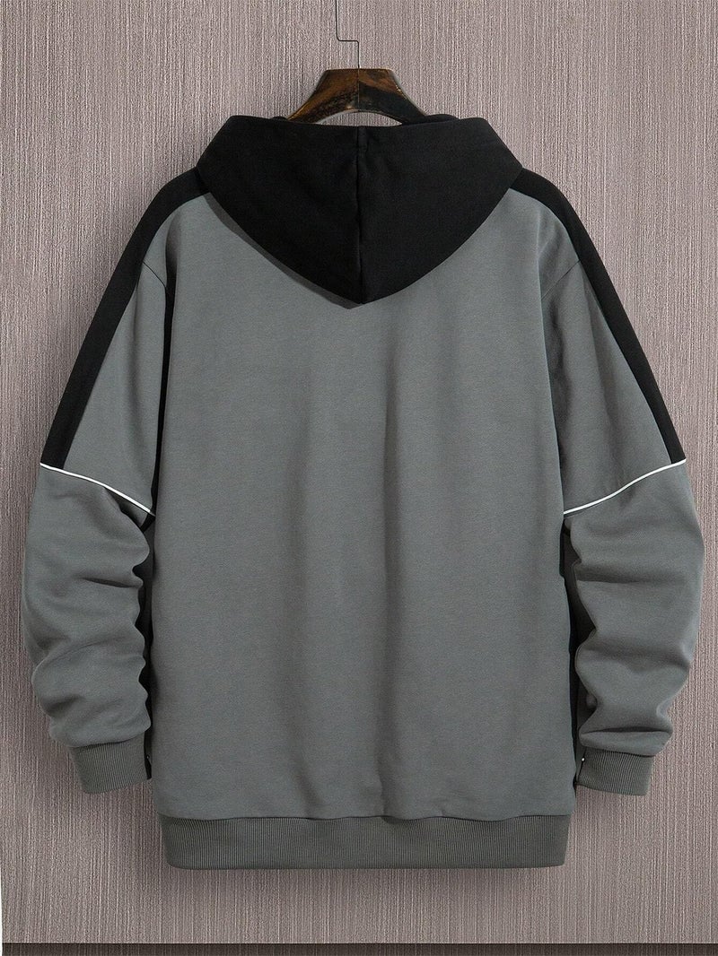 Lymio Hoodies || Sweatshirt for Unisex || Unisex Hoodie (H-48-Grey-L) - Image 3