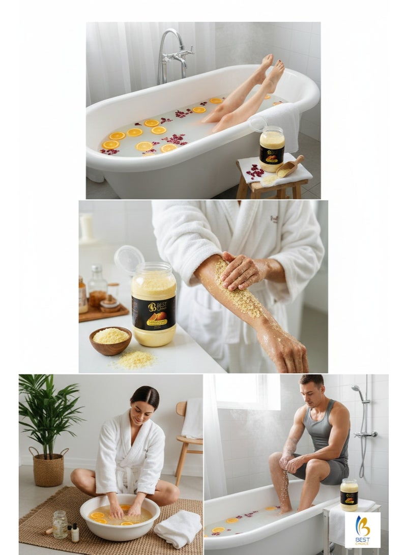 Best Choice Dead Sea Salt, Premium Natural Bath Salt, 5000g, Fine Crystals for Skin Body Hair Care and Relaxation (Vitamin C) - Image 2