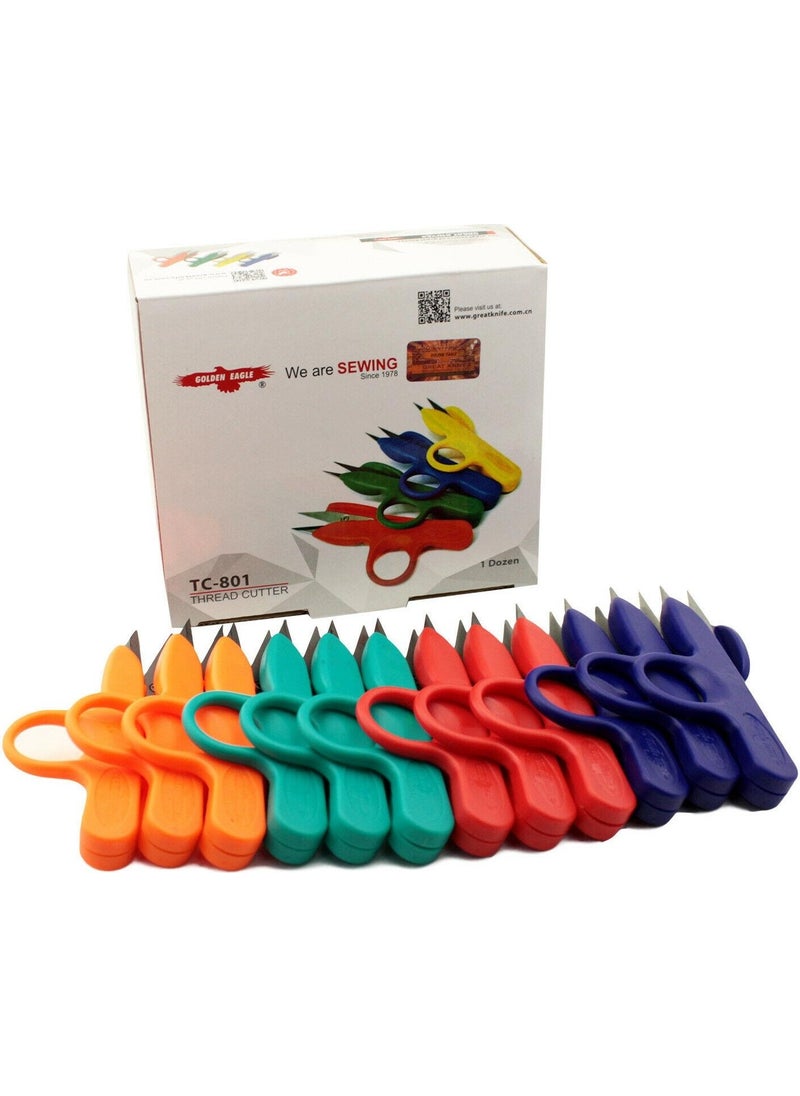 Golden Eagle TC-800 Thread Cleaning Scissors Plastic 12 pcs  - Image 1