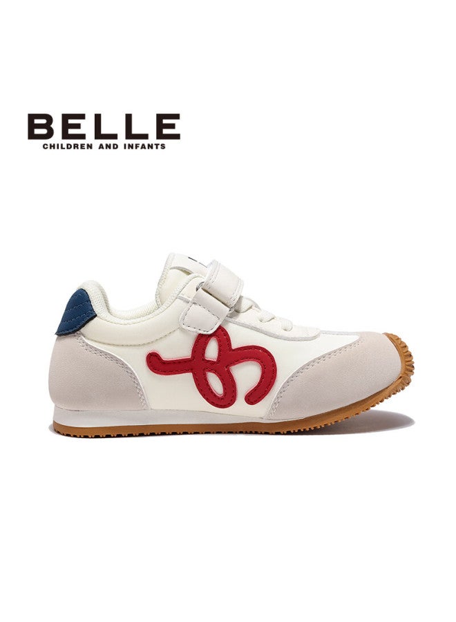 Belle Kids Sports Shoes Children's Casual Shoes Retro German Training Shoes Spring And Autumn Boys And Girls Running Shoes Light Blue Size 31 - Image 2