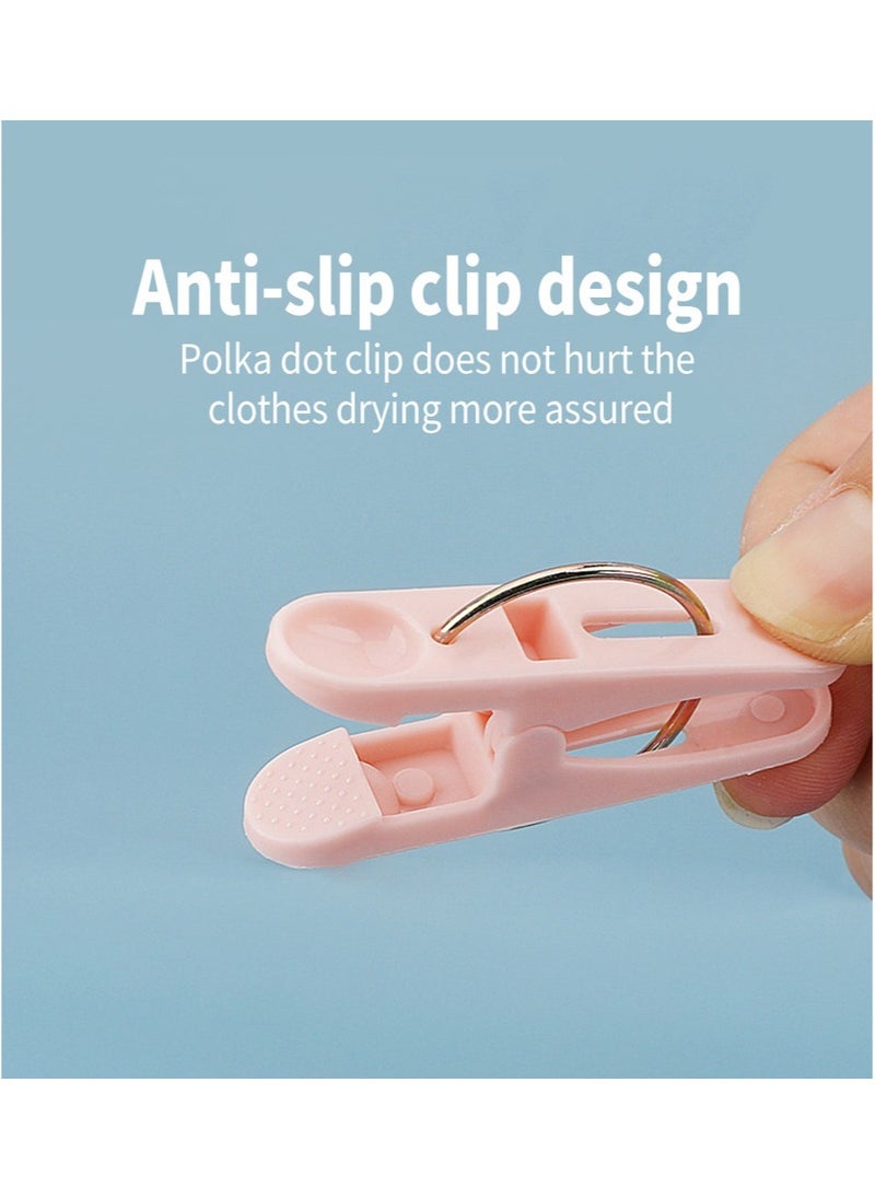 MileMelo - 50-Piece Plastic Clip Is Applicable To Clothes And Towels Etc Multicolour - Image 1