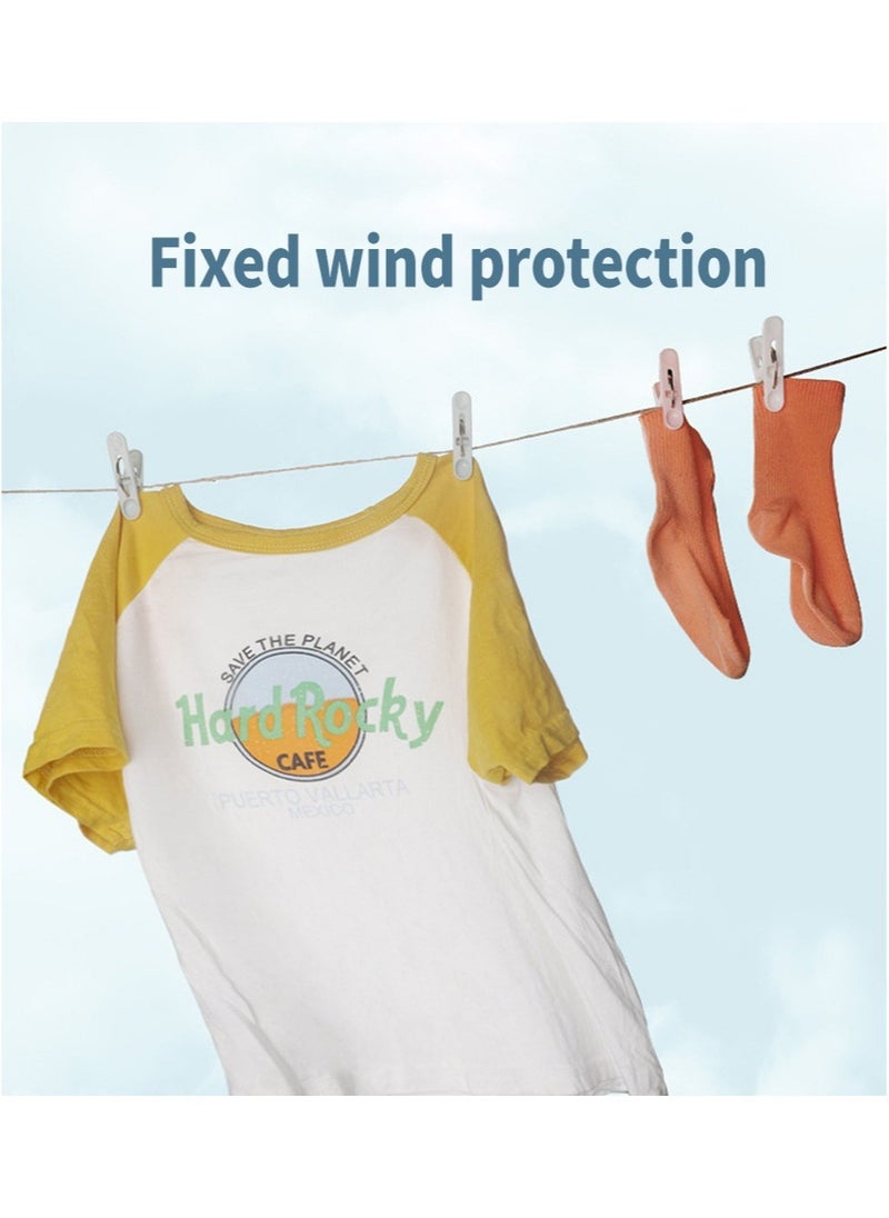 MileMelo - 50-Piece Plastic Clip Is Applicable To Clothes And Towels Etc Multicolour - Image 1