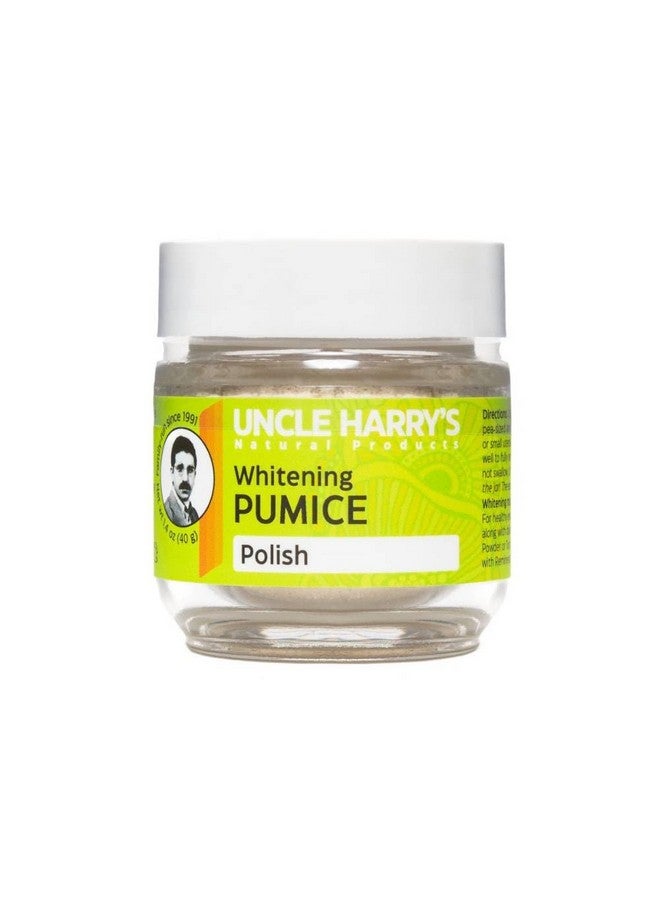 Uncle Harry's Uncle Harry’s Natural Products Whitening Toothpaste Polish, Alkalizing Antiseptic Tooth Polisher with Pumice and Bentonite Clay, Pure Plant Essences, Fluoride Free and Vegan, 1.25 Ounce Glass Jar - Image 1