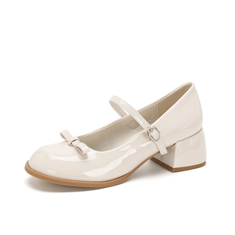 French Style Mary Jane Loafers for Women, Square Toe, Chunky Heel, 2026 Spring - Image 5