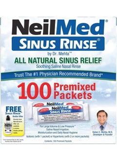 Sinus Rinse Nasal Rinse Refill Kit 100 Per Box - pzsku/ZFC72444E5D7A0C8AE460Z/45/_/1724125861/99399b2d-e8d8-475d-83da-d024c420aa4f