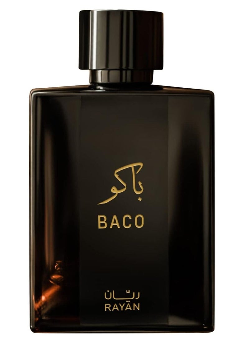 RAYAN BACO Perfume, Long Lasting Perfume for Men, 100 ML Eau De Parfum for Men, Ideal Arabic Perfume for Men and Ideal Gift for All Occasions, Rayan Leather Fragrance & Attar with 3 Type of Notes - pzsku/ZFC72598AED5259C6126EZ/45/_/1689099313/eb6b9cae-893f-4433-991d-9253e32c2d29