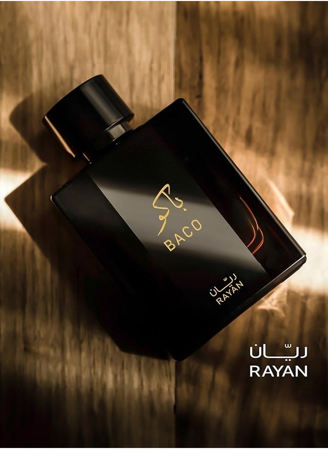 RAYAN BACO Perfume, Long Lasting Perfume for Men, 100 ML Eau De Parfum for Men, Ideal Arabic Perfume for Men and Ideal Gift for All Occasions, Rayan Leather Fragrance & Attar with 3 Type of Notes - pzsku/ZFC72598AED5259C6126EZ/45/_/1720121008/27338252-fbff-453d-b142-730f88c282b4
