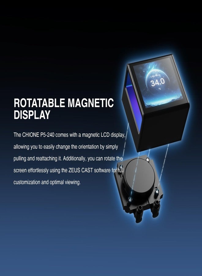 GAMDIAS CHIONE P5-240 Gaming Liquid Cooler - Image 5