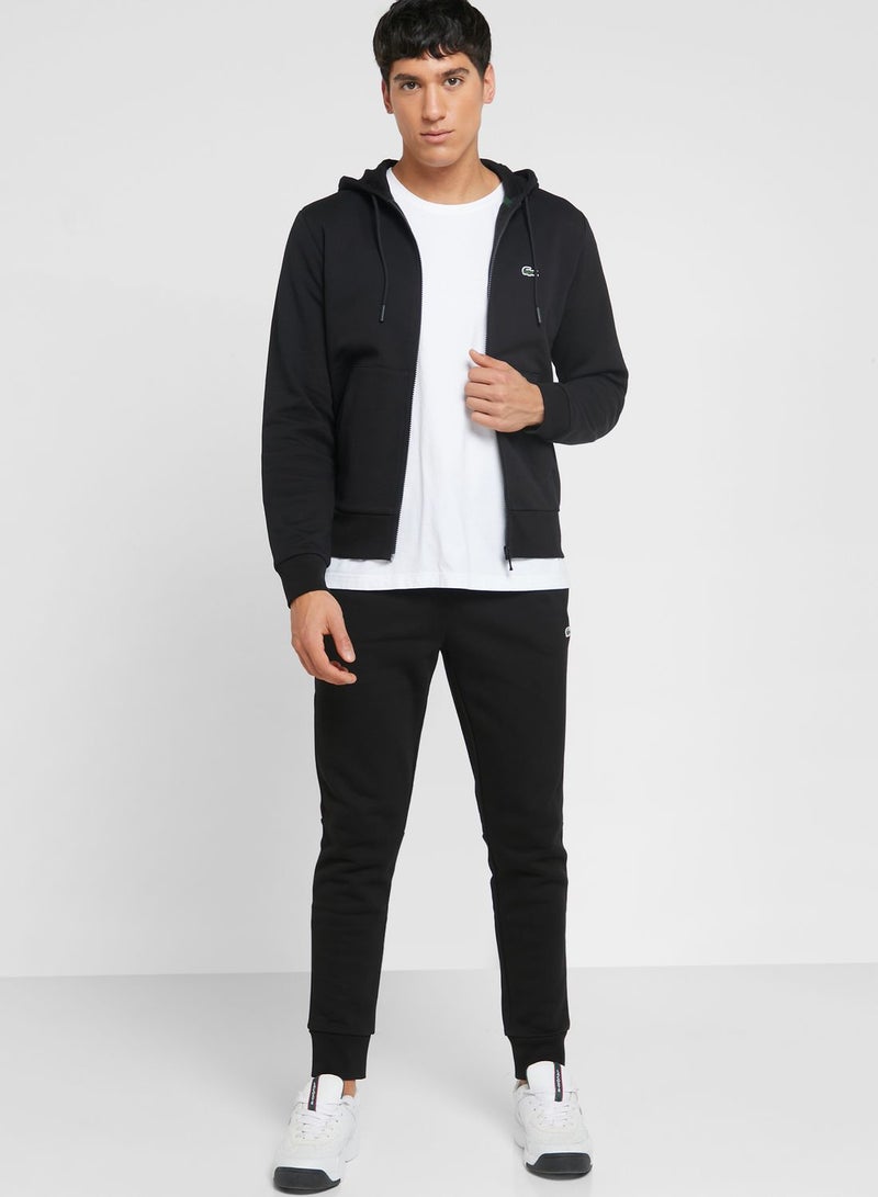 LACOSTE Logo Cuffed Sweatpants  - Image 2
