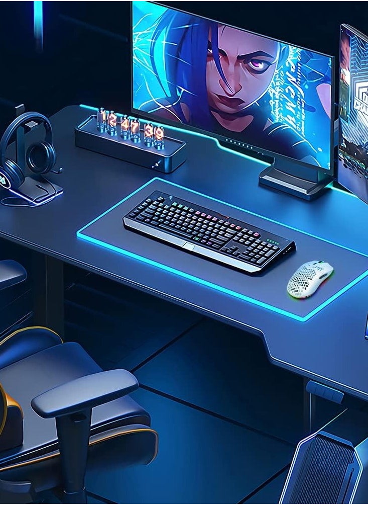 ماوس ألعاب لاسلكي، تصميم مجوف على شكل قرص العسل، ماوس لاسلكي مريح مع إضاءة خلفية، 6 أزرار، 4 سرعات قابلة للتعديل، ماوس كمبيوتر، ماوس ألعاب لاسلكي قابل لإعادة الشحن RGB لأجهزة الكمبيوتر المحمولة وأجهزة الكمبيوتر الشخصية