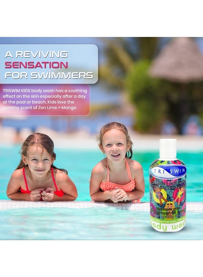 TRISWIM KIDS Scented Body Wash After-Swimmer Skincare, Chlorine Removal, Soothes and Moisturizes Skin, Relieves Symptoms Eczema & Dry Skin - Image 3