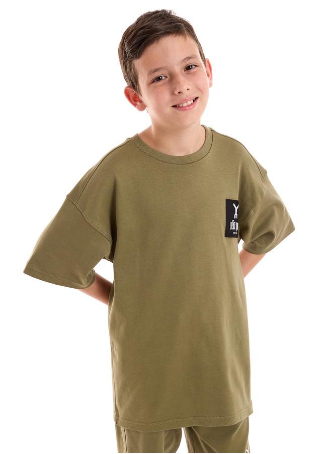 victor and jane - Dropped Shoulder Oversized T-Shirt & Shorts Set by Styli - Image 1